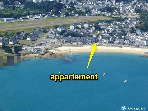 Photo n°1 de :appartement 2 pices front de mer 30m de la plage  